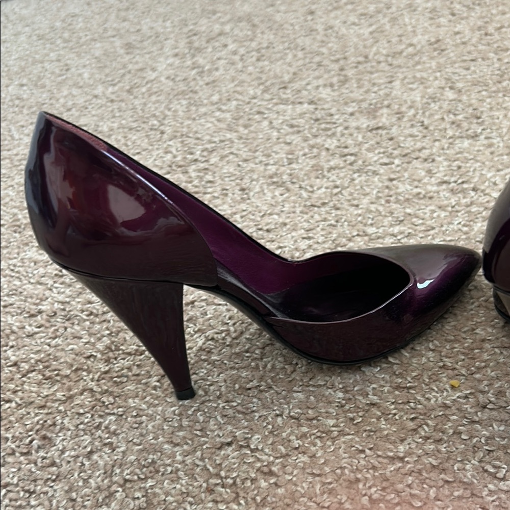 Miu Miu Purple Patent Leather Heels - Picture 13 of 15